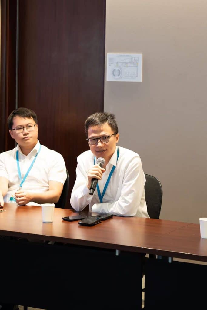 Jay Chen speaking during the Hong Kong legal exchange
